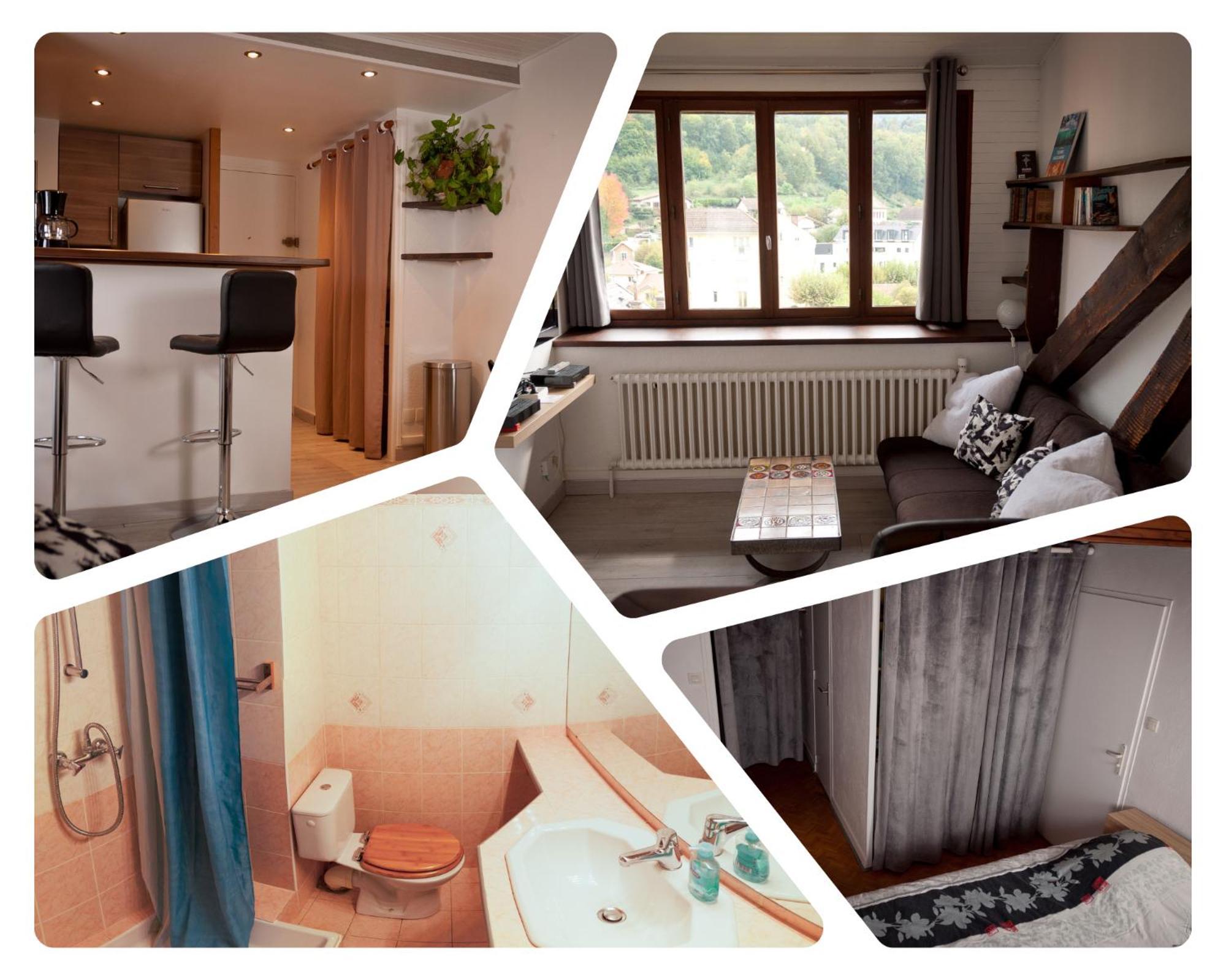 Le T2 Douillet D'Uriage - Residence Le Louvre - Cure Thermale Uriage- Proche Chamrousse - Jusqu'A 3 Personnes - Region Agreable En Toute Saison Vaulnaveys-le-Haut Εξωτερικό φωτογραφία